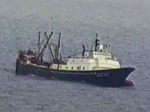 F/V Alaska Juris sinking